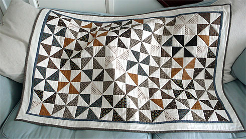 Quilt on the sofa